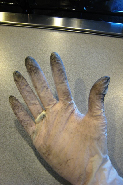 dirty glove