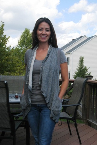 outfit 3 ruffle cardigan